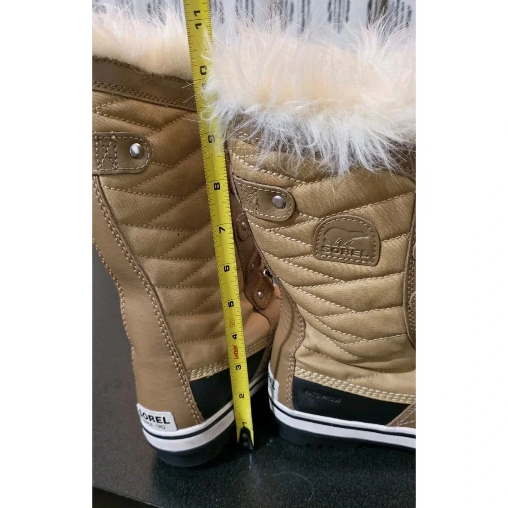 Sorel Tofino II Youth 3 Winter Snow Boots Waterproof Insulated Curry Elk Lace Up